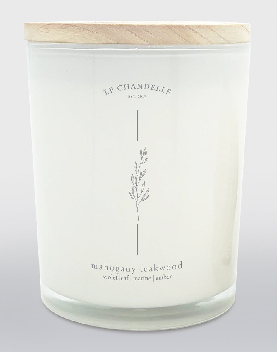 Mahogany Teakwood Candle – HAILEY SIMMONE SIMPLY SCENTED WIX & MORE